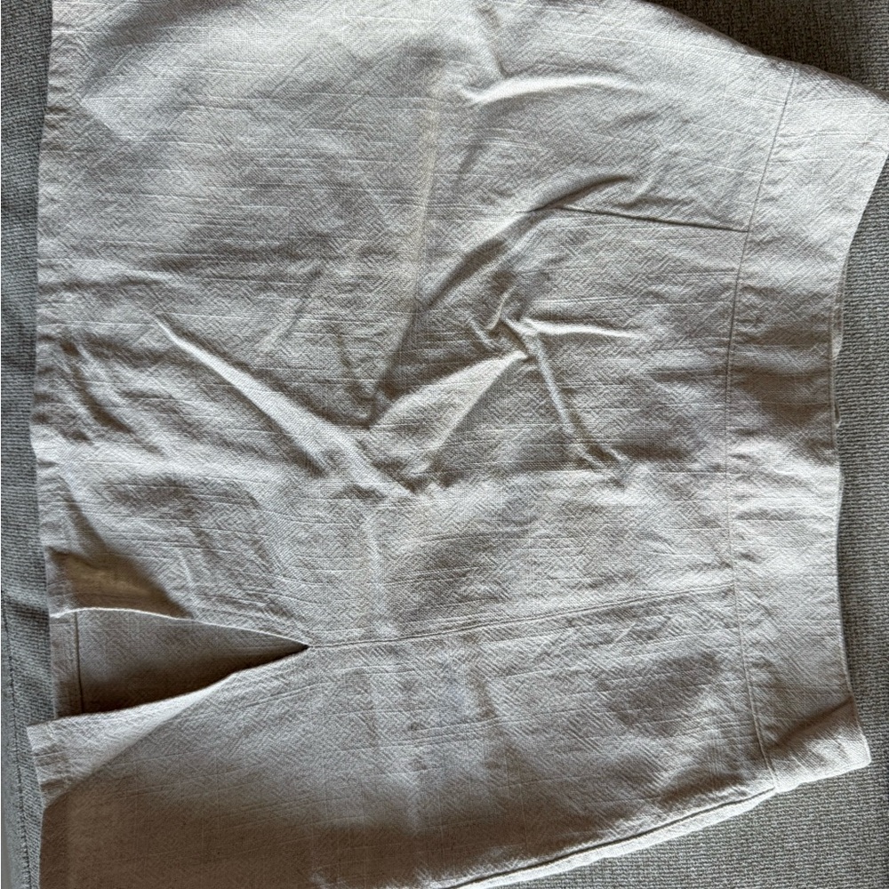 Lioness Cream Textured Skirt
